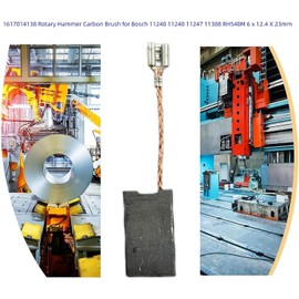 1617014138 Rotary Hammer Carbon Brush for 11240 11240 11247 11388 RH540M 6 x 12.4 X 23mm（6-pcs)