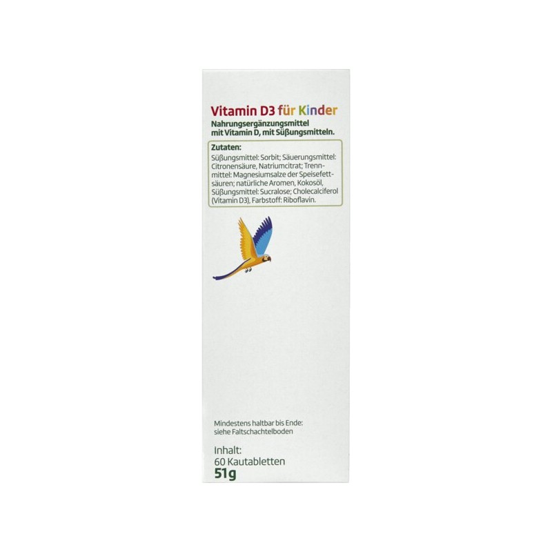 로스만 알타파마 altapharma 어린이 츄어블 비타민D3 60정 Rossmann Altapharma Children's
