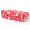 DDintex FLORET LONDON BASIC Pouch, L, Miao, Red, 7.1 x