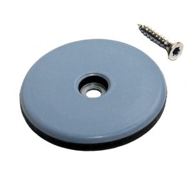 8 x Teflon Furniture Gliders/Diameter 50 mm/5 mm Thick Includes Screws 3.5 x 20 mm with PTFE Coating 4 Super Conductor Laflon Chair Glides