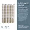 Elrene Home Fashions Cortina de Ducha a Cuadros de búfalo,