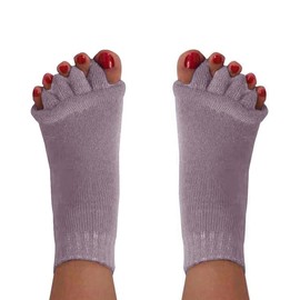 Happy Feet 해피 피트 분리 양말 편안한 정렬 가능한 U2013 세탁 마사지 [Royal Blue] Happy Feet Separation Socks Comfortable Alignment Washable Massage [Royal Blue]