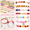 6000+pcs Polymer Clay Beads Smile Beads Crystal Beads Letter Beads