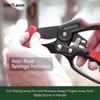 FLORA GUARD Ratchet Pruning Shears, Gardening Shears, Pruning Shears, Raw