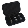 Harmonica Case, Portable PU Leather Harmonica Storage Bag with Zipper