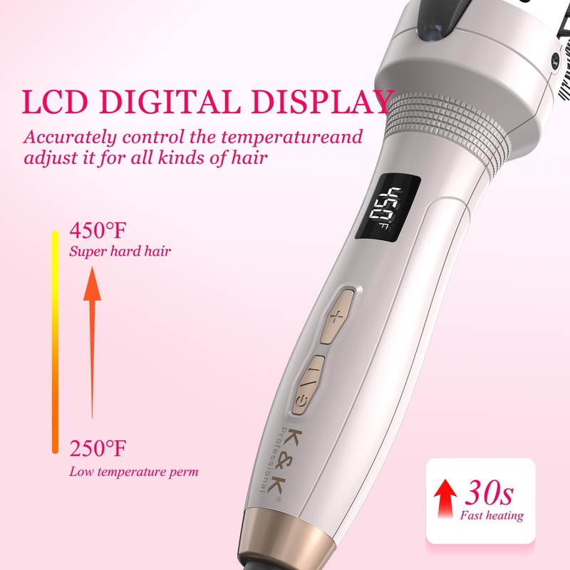 K&K Thermal Brush Heated Round Brush - Blowout Look Volumizer