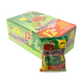 De La Rosa DLR PULPARINDO DOTS 120 Pcs Hard Shell Balls w/ Tamarind Bite Size Mexican Candy - Watermelon