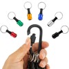 18Pcs Bit Holder Keychain 1/4inch Hex Shank Screwdriver Bits Holder