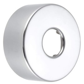 TOP-VIGOR 1pc 21mm Wall Split Flange Pipe Cover, 201 Stainless Steel Round Pipe Escutcheon Chrome Plate Radiator, Water and Heating Pipe Wall Hole Decoration