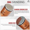 WINCIAL Rolling Knife Sharpener – Professional 15° Angle Manual Sharpener
