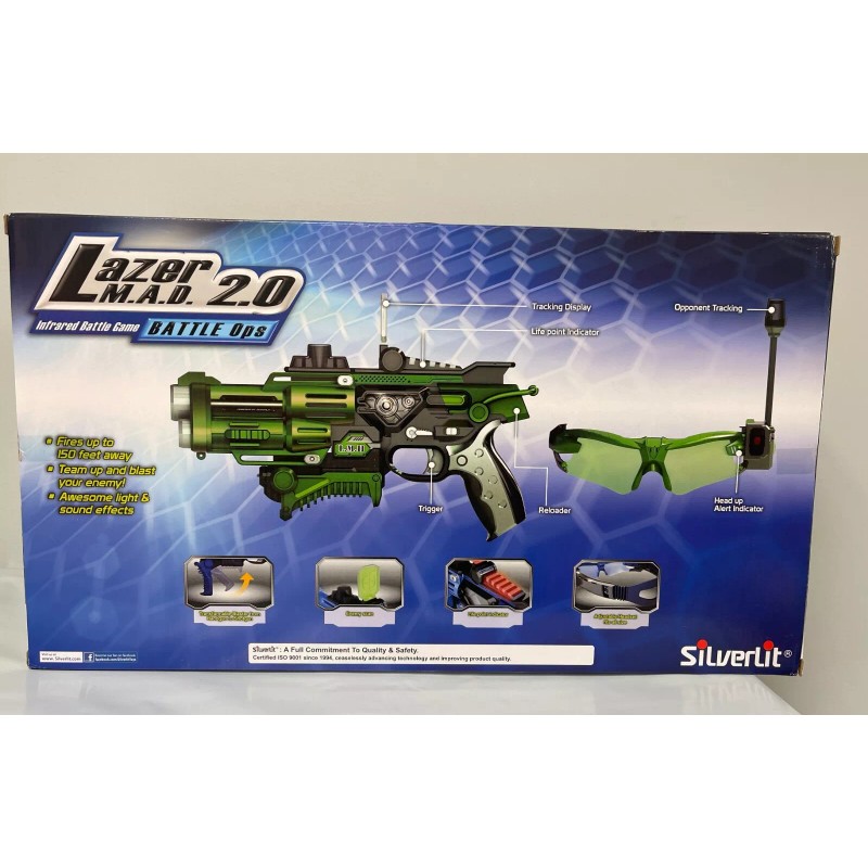 Silverlit Lazer Mad 2.0 Gear up for the battle Infrared