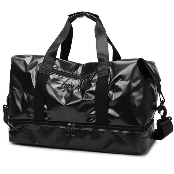 LEcylankEr Women's Large Sports Bag with Shoe Compartment Waterproof Gym