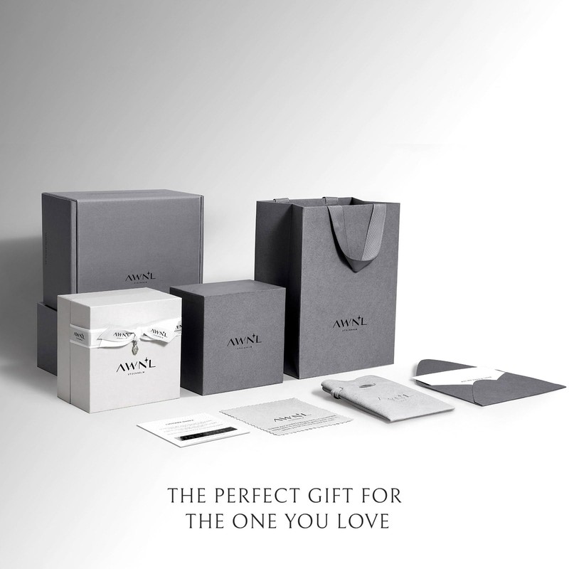 AWNL Lily of the Valley Pendant Necklace With Sterling Silver