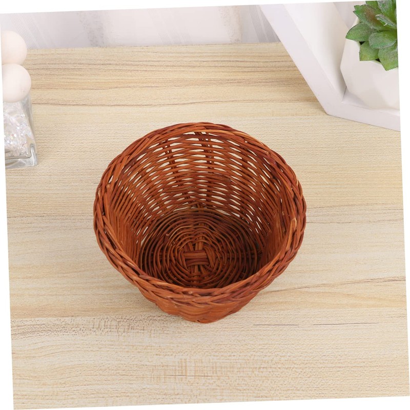 CAXUSD Easter Craft Storage Basket Handwoven Mini Basket for Easter
