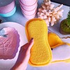 9x Non-Scratch Kitchen Dish Scrubber Sponge, Advanced Microfiber Dual-Sided Dish