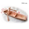 SEWACC Sailing Boat Ornament Miniature Gifts Hand Decor Wooden Craft
