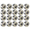sourcing map Deep Groove Ball Bearings 684ZZ Double Shielded 4