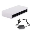 8 Port 10/100Mbps Ethernet Switch Support Desktop Wall Mount Unmanaged