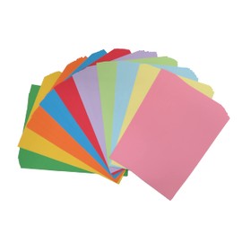 BBEST Color Copy Paper, 100 Sheets (10 Colors x 10 Sheets), A4 Double-Sided Inkjet Laser Color Paper, Copy Paper, Printer Paper, Craft, Pink, Light Yellow, Light Blue, Yellow Green, Purple, Red, Blue, Orange, Yellow, Green (100 Sheets)