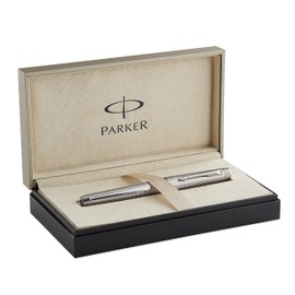 Parker Premier Deluxe Silver Rollerball - Gift Boxed