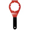 Superior Tools Universal Professional Sink Drain Wrench, Red, 3710