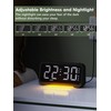 ROCAM Loud Alarm Clock for Heavy Sleepers with Bed Shaker,