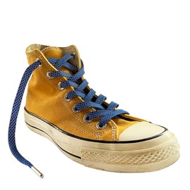 GxxBxx Iron head Flat Shoe Laces Reflective,for Sport Sneakers Skates Boots [9 Different Lengths 6 Colors] (Blue,31inch/80cm)