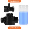 Varomorus 4 oz Fertilizer Injector Bottle with Valve and Hose