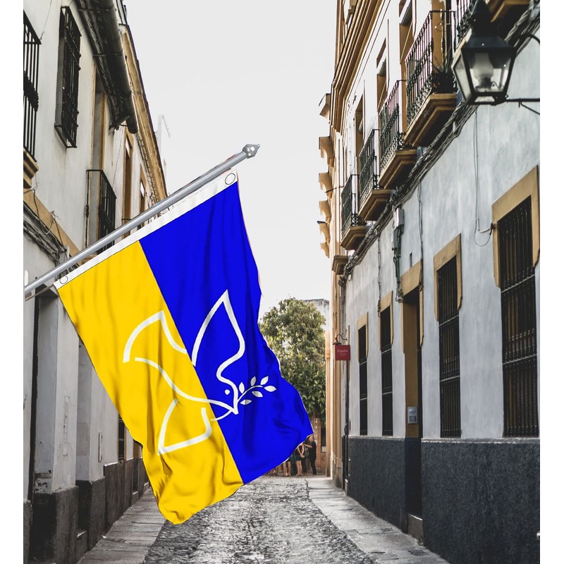 Ukrainian Ukrainian Flag 5ft x 3ft Ukrainian Flag