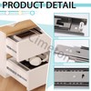 Cimeton 2Pcs 12" Full Extension Drawer Slides, Cabinet Drawer Slides