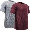 BALENNZ Workout Shirts for Men, Moisture Wicking Quick Dry Active