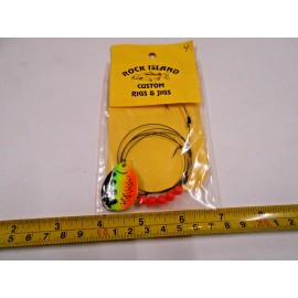 ROCK ISLAND SPORTS Wire Walleye Worm Rigs Colorado # 4 Clearance - FT Perch