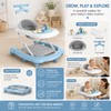 Baby Walker with Wheels and Parent Push Handle, Music and