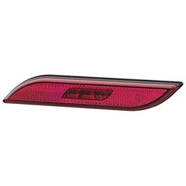 HELLA 2PS 013 307-271 Side Marker Light - Shapeline Style - LED - 12/24V - Bolted - Lens Colour: Red - Cable: 250mm - Plug: Blade Terminal Sleeve - left