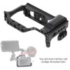 Black Aluminium Alloy Photography Shooting Vlog Camera Cage with Cold