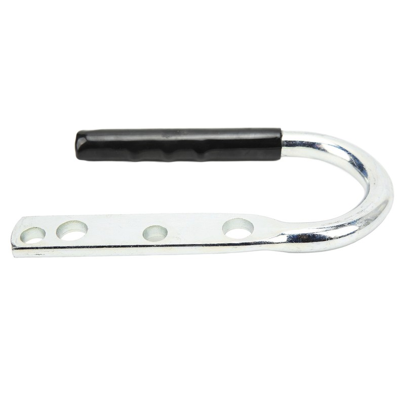 Trailer Coupler Lift Handle Galvanized Steel Rubber Tongue Handle for