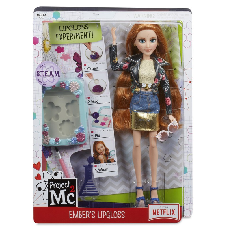 Project Mc2 Experiments with Doll-Ember's Lip Gloss Child's Toy