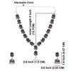 Efulgenz Oxidized Indian Jewelry Necklace Sets Indian Oxidized Jewelry Oxidized