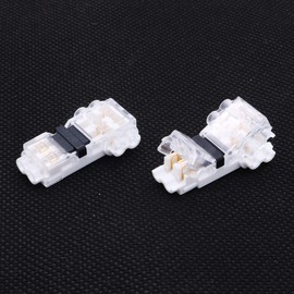 Pack of 50 NUZAMAS T Wire Connectors, Quick Connectors, Branch Connectors, 3 Pin 2 Pin Low Voltage Cables, Terminals