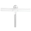 iDesign Metra Ultra Rustproof Aluminum Bathroom Shower Squeegee with Suction