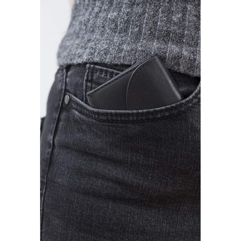 Small wallet LEAS, Genuine Leather, black - ''LEAS Mini-Edition''