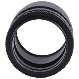 Geroosaty Macro Extension Tube Ring, Black Macro Extension Tube Ring, Metal Macro Extension Tube Ring for M42, 42mm Screw Mounting Kit for Film/Digital SLR Camera Adapter