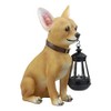 Ebros Picante Mexican Chihuahua Dog Decor Path Lighter Statue 12.5"Tall