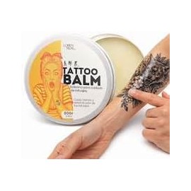 Tattoo Balm 60 g para Cuidado de Tatuajes, Bálsamo Hidratante con Manteca de Karité, Vitamina E y Aceites Naturales