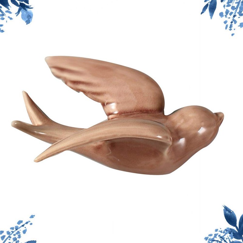 VOSAREA Wall Decorations Bird Hanging Ornament Ceramic Wall Art For