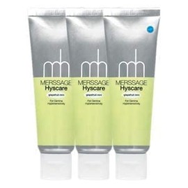 Mersage Hiscare Ag Toothpaste for Hypersensitivity Prevention, Grapefruit Mint Formulated with 1450ppm Fluorine), 2.8 oz (80 g), Set of 3