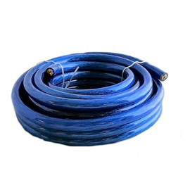 IMC Audio 8 Gauge CCA Power Ground Wire Cable (100ft Blue) Battery Cable Wire, Automotive, Car Audio Speaker Home Stereo System, RV Trailer, Amp Wiring 8 Guage Ground Wire