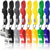 zalati 8 Pcs ABS Whistle with Lanyard Clear Sound for