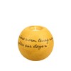 Pavilion Gift Company Comfort Candles 4-1/2-Inch Round Candle Holder, Friend