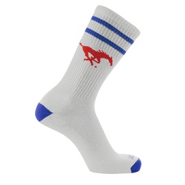 TCK Vintage SMU Mustangs Socks For Men and Womens Soft Cotton Sock (Medium)